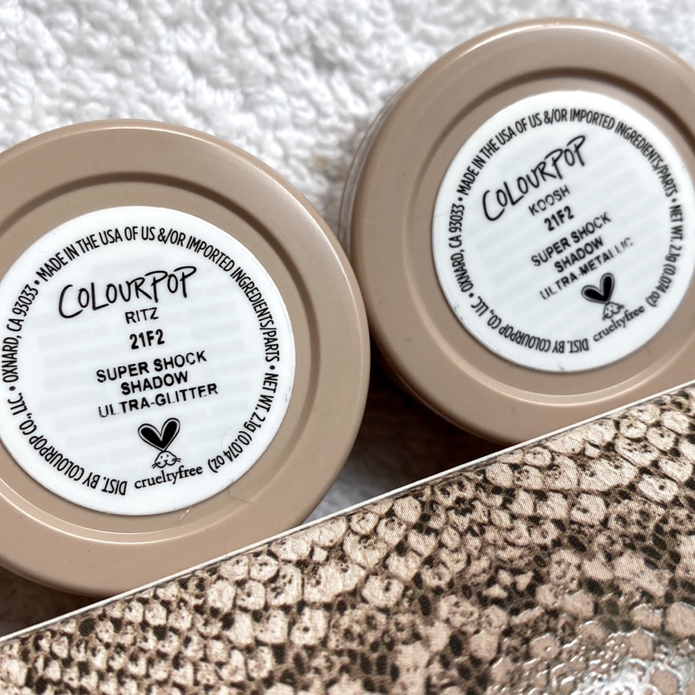 COLOURPOP SNAKE EYES SUPER SHOCK EYE SHADOW DUO CP RITZ KOOSH UNTOUCHED BNIB NEW - Picture 4 of 7